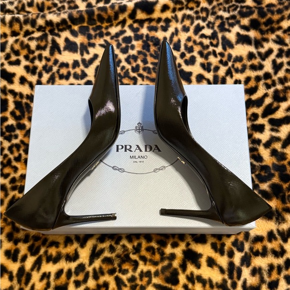 Prada Black Leather Heels - Picture 8 of 9